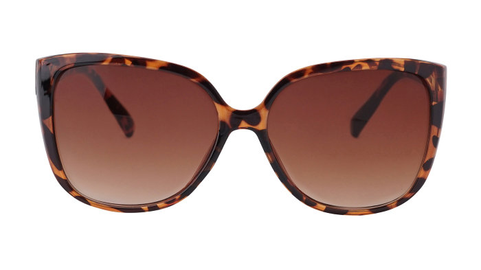 Solbriller Barcelona leopard m/brune linser